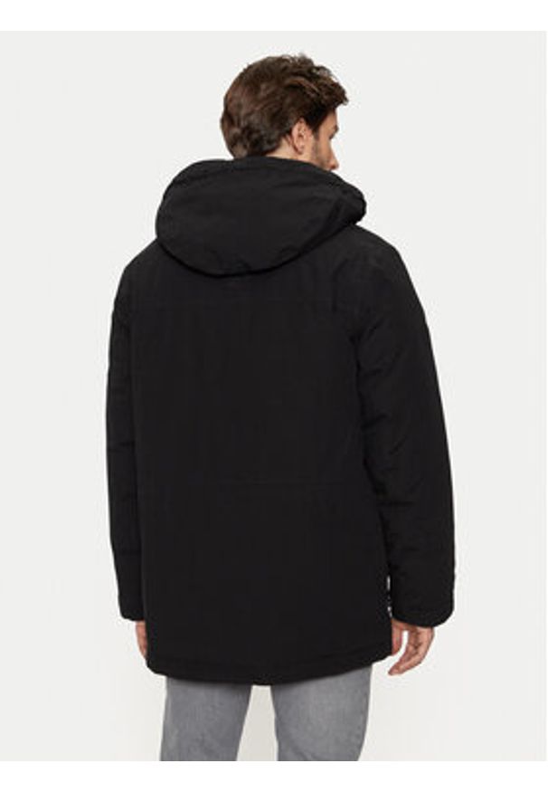 Timberland Parka Scar Ridge TB0A22W2 Czarny Regular Fit. Kolor: czarny. Materiał: syntetyk, bawełna