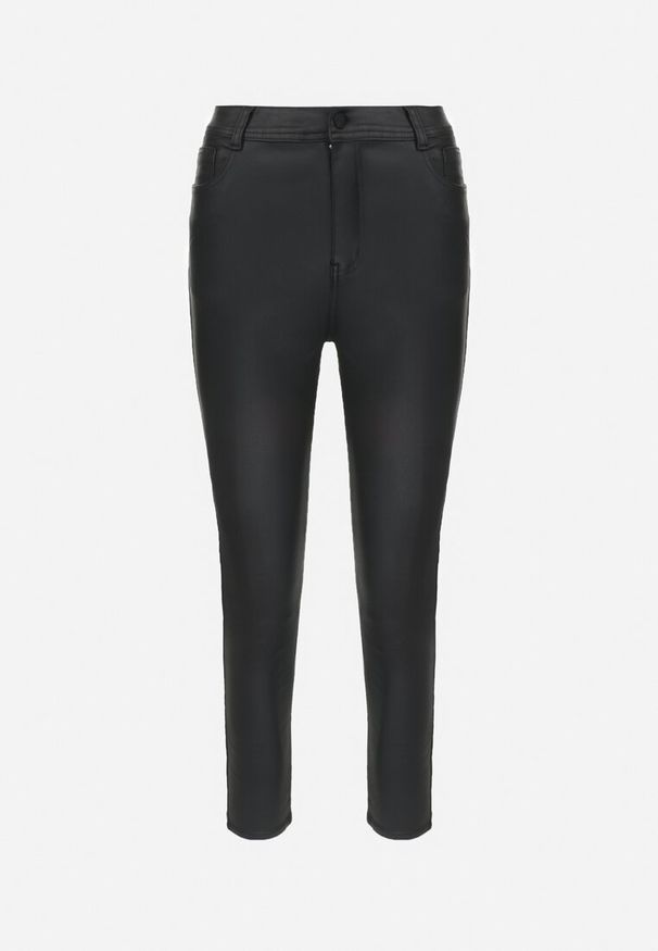Born2be - Czarne Spodnie Skinny Gasi. Kolekcja: plus size. Kolor: czarny