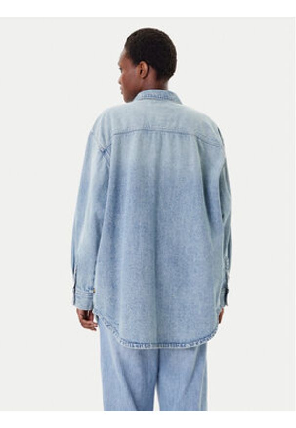 G-Star RAW - G-Star Raw Koszula jeansowa D27695-D788 Niebieski Oversize. Kolor: niebieski. Materiał: bawełna