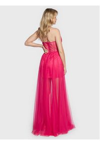 Fracomina Sukienka wieczorowa FQ23SD3011W52901 Różowy Slim Fit. Kolor: różowy. Materiał: syntetyk. Styl: wizytowy