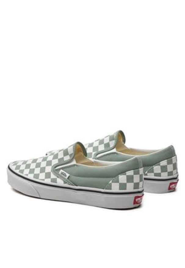 Vans Tenisówki Classic Slip-On VN000BVZCJL1 Zielony. Zapięcie: bez zapięcia. Kolor: zielony. Materiał: materiał