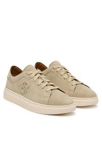 BOSS Sneakersy Kieran 50569228 Beżowy. Kolor: beżowy. Materiał: skóra, zamsz #2