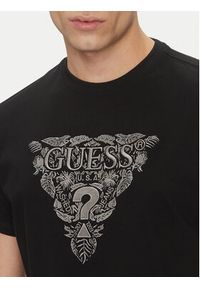 Guess T-Shirt M5GI16 K8FQ4 Czarny Regular Fit. Kolor: czarny. Materiał: bawełna #4