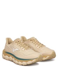 Mizuno Buty do biegania Wave Horizon 9 J1GC2626 03 Beżowy. Kolor: beżowy. Materiał: materiał. Model: Mizuno Wave #4