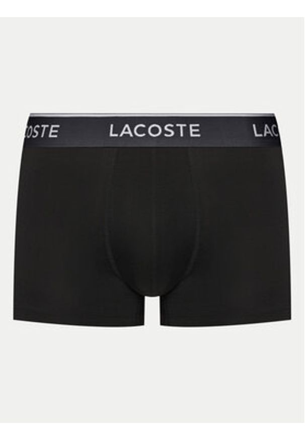Lacoste Komplet 3 par bokserek 5H1297 Czarny. Kolor: czarny. Materiał: bawełna