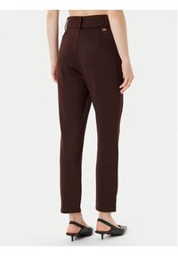 Liu Jo Sport Spodnie materiałowe TF5106 F0778 Brązowy Regular Fit. Kolor: brązowy. Materiał: wiskoza. Styl: sportowy #5