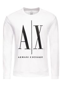 Armani Exchange Bluza 8NZMPA ZJ1ZZ 1100 Biały Regular Fit. Kolor: biały. Materiał: bawełna #3