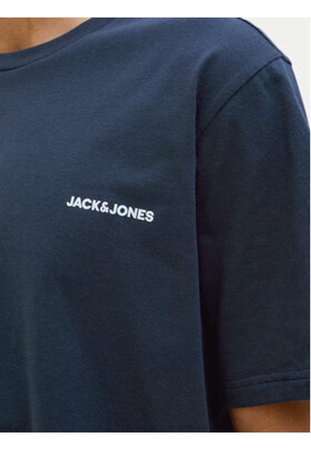 Jack & Jones - Jack&Jones Piżama Everest 12273635 Granatowy Standard Fit. Kolor: niebieski. Materiał: bawełna