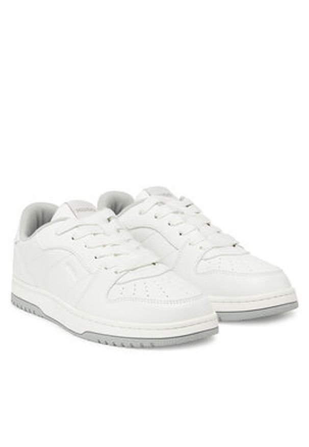 Hugo - HUGO Sneakersy Hadrian 50536296 Biały. Kolor: biały. Materiał: skóra
