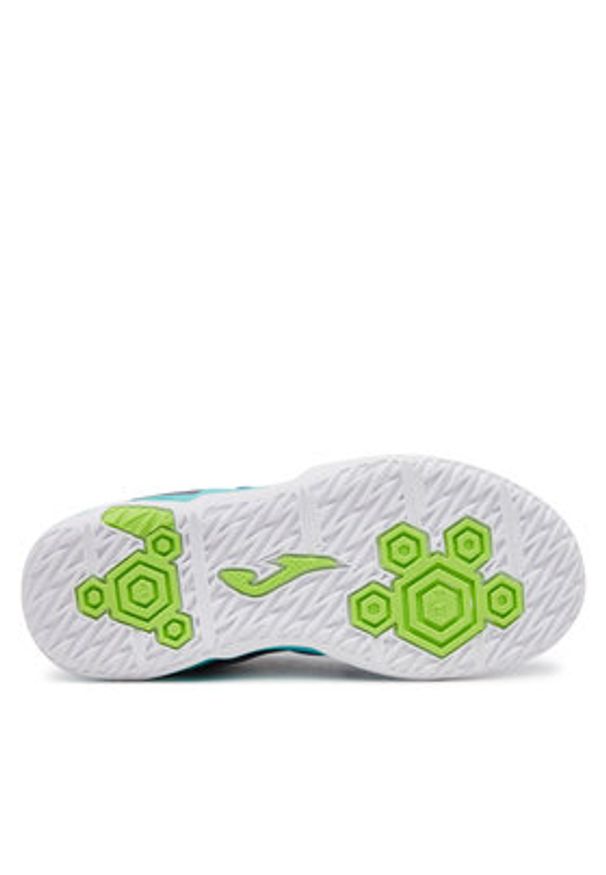 Joma Buty do piłki nożnej Cancha Jr 2504 CAJS2504INV Niebieski. Kolor: niebieski. Materiał: skóra