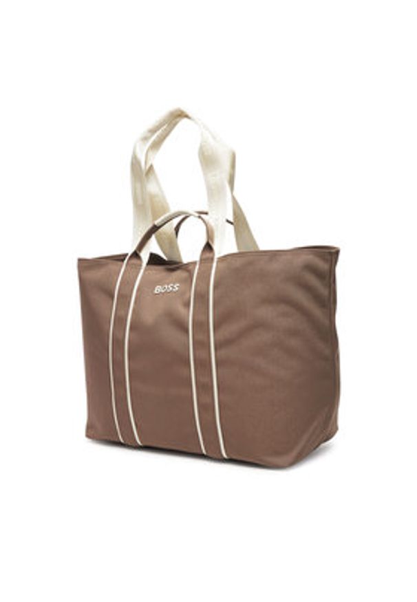 BOSS Torebka Palmah 50546461 Brązowy. Kolor: brązowy