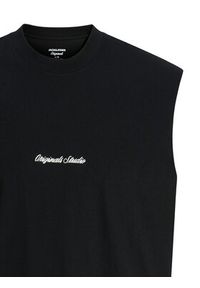 Jack & Jones Tank top Norrebro Emb 12292009 Czarny Regular Fit. Kolor: czarny. Materiał: bawełna #2