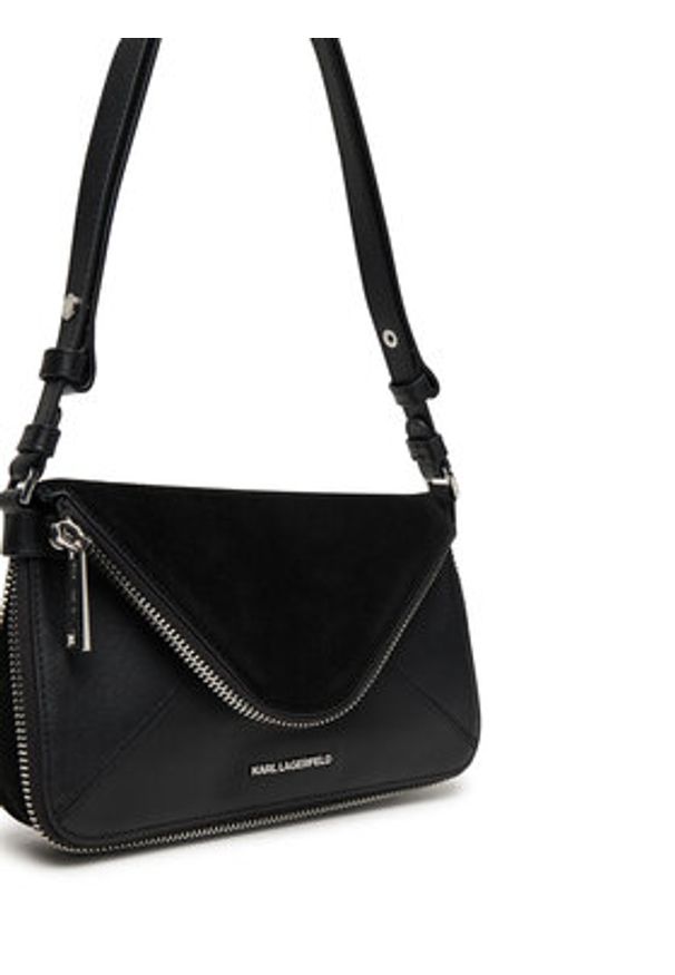 Karl Lagerfeld - KARL LAGERFELD Torebka A3W30083 Czarny. Kolor: czarny. Materiał: skórzane