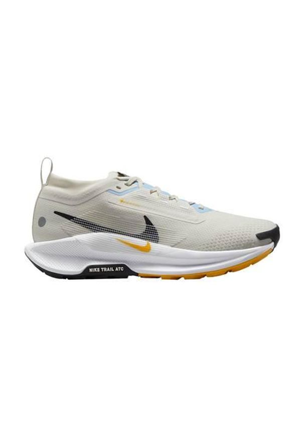 Buty do biegania damskie Nike W Pegasus Trail 5 GTX. Zapięcie: sznurówki. Kolor: beżowy. Materiał: tkanina, materiał, syntetyk. Szerokość cholewki: normalna. Sport: bieganie