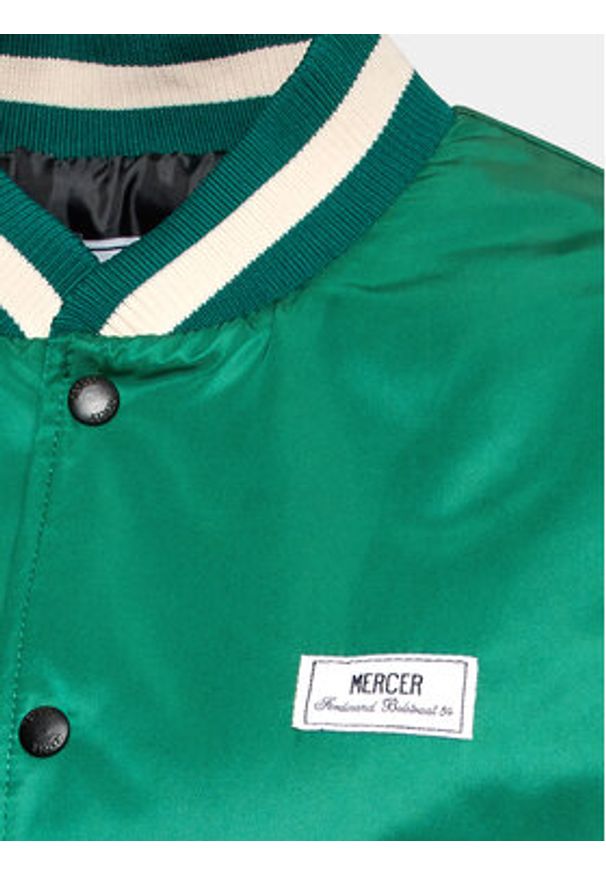 Mercer Amsterdam Kurtka bomber Unisex The Re-Varsity MEAP231010 Zielony Relaxed Fit. Kolor: zielony. Materiał: syntetyk