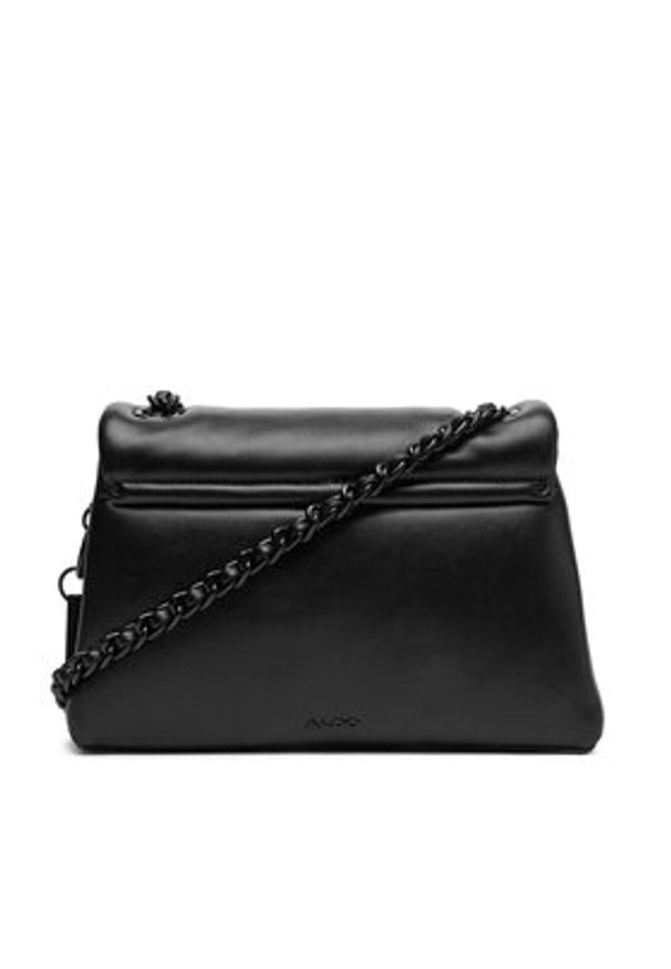 Aldo Torebka Softpuff 14141500 Czarny. Kolor: czarny. Materiał: skórzane