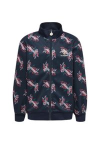 Dresowa kurtka zapinana dla dziewczynki Hummel Riley. Kolor: niebieski. Materiał: dresówka