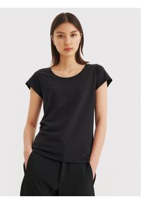 InWear T-Shirt Rena 30100782 Czarny Tight Fit. Kolor: czarny. Materiał: bawełna