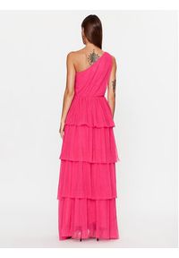 YAS Sukienka wieczorowa 26031412 Różowy Regular Fit. Kolor: różowy. Materiał: syntetyk. Styl: wizytowy #4