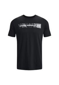 Under Armour - Koszulka Męska 1376830 Camo Stripe T-shirt. Kolor: czarny