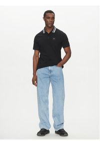 BOSS Polo 50538176 Czarny Regular Fit. Typ kołnierza: polo. Kolor: czarny. Materiał: bawełna #2