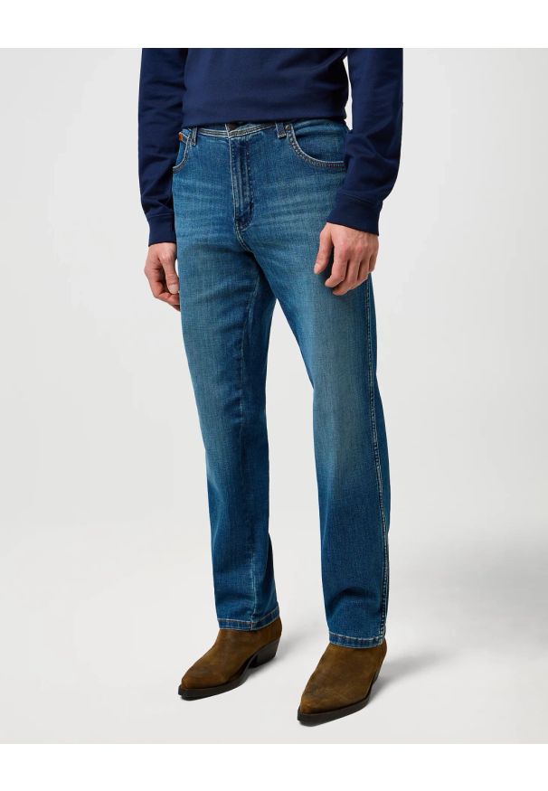 Wrangler - MESKIE SPODNIE WRANGLER TEXAS ROUGE 112370855