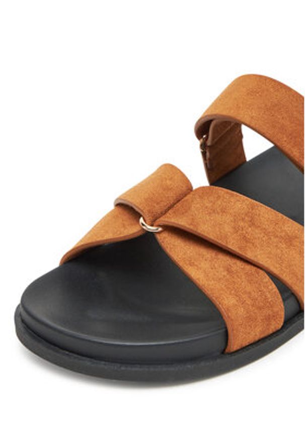 DeeZee Klapki HY59053-3 Brązowy. Kolor: brązowy. Materiał: materiał