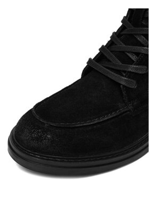 U.S. Polo Assn. Trzewiki CEO-MARIKA001W/EL1 Czarny. Kolor: czarny. Materiał: skóra, zamsz