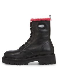 Tommy Jeans Botki Tjw W Urban Boot Smooth Ltr Wl EN0EN02402 Czarny. Kolor: czarny. Materiał: skóra #5