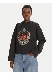 Adidas - adidas Bluza Farm JL8607 Czarny Loose Fit. Kolor: czarny. Materiał: bawełna #1