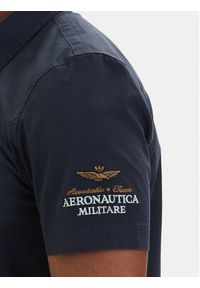 Aeronautica Militare Koszula 261CA1326UCT03288 Granatowy Regular Fit. Kolor: niebieski. Materiał: bawełna #5