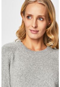 Vero Moda Sweter damski kolor szary. Okazja: na co dzień. Kolor: szary. Materiał: dzianina. Długość rękawa: raglanowy rękaw. Styl: casual #2