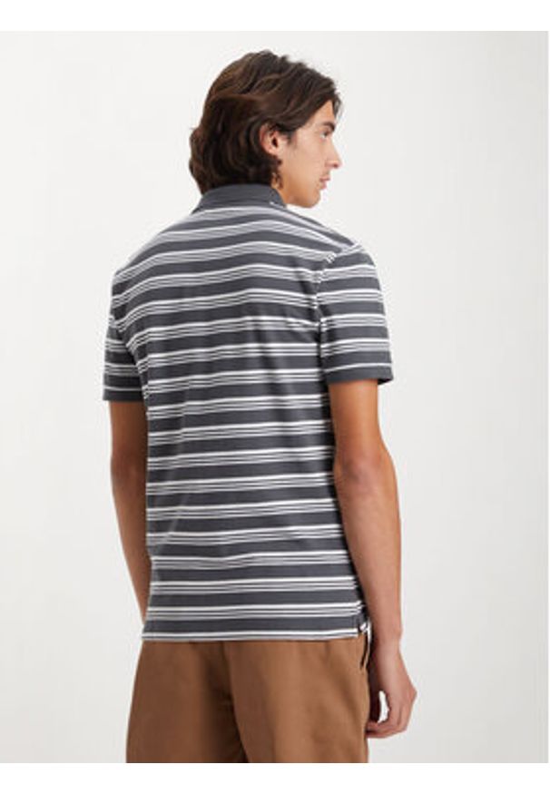 Levi's® Polo Housemark A48420012 Szary Slim Fit. Typ kołnierza: polo. Kolor: szary. Materiał: bawełna