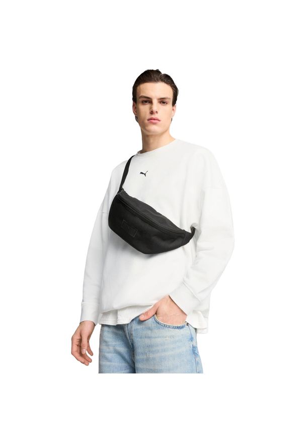 Torba Puma Essentials Waist Bag 2L, Dla obu płci. Kolor: czarny. Materiał: poliester, materiał. Sport: fitness