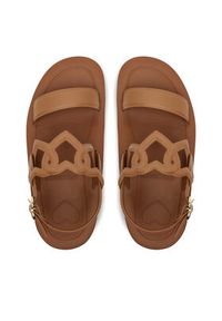 Love Moschino - LOVE MOSCHINO Sandały JA16054I1MIA0201 Brązowy. Kolor: brązowy. Materiał: skóra #2