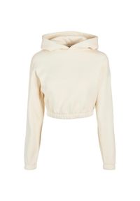 Urban Classics - Krótka, Oversizowa Bluza Z Kapturem Dla Kobiet. Typ kołnierza: kaptur. Kolor: brązowy. Długość: krótkie #1