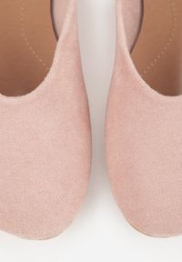 Born2be - Różowe Casualowe Balerinki z Imitacji Zamszu Zambra. Okazja: na co dzień. Kolor: różowy. Materiał: zamsz. Wzór: kolorowy. Sezon: lato. Styl: casual #7