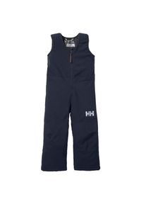 Dziecięce pionowe spodnie ogrodniczki Helly Hansen Ins. Kolor: niebieski. Sezon: zima. Sport: narciarstwo