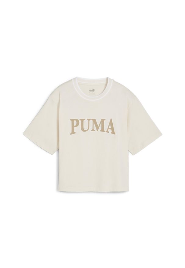 Koszulka Puma Squad Graphic. Kolor: biały. Długość rękawa: krótki rękaw. Długość: krótkie