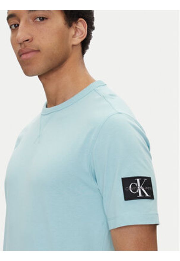 Calvin Klein Jeans T-Shirt J30J323484 Zielony Regular Fit. Kolor: zielony. Materiał: bawełna