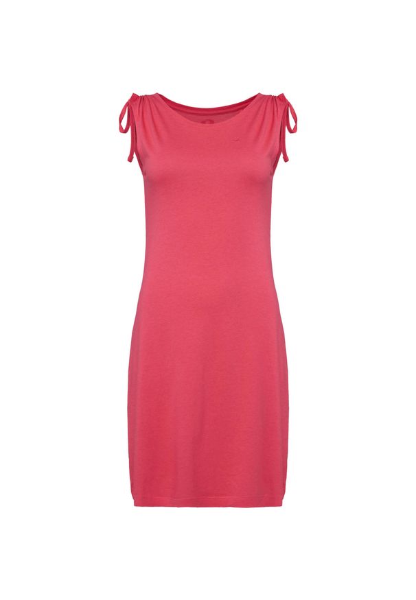 WOMEN'S HEALTH - Sukienka damska LOAP Asanura, różowa, rozmiar S. Okazja: na co dzień. Kolor: różowy. Typ sukienki: sportowe. Styl: casual, sportowy