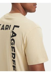 Karl Lagerfeld Jeans T-Shirt B2M17090 Khaki Relaxed Fit. Kolor: brązowy. Materiał: bawełna #5