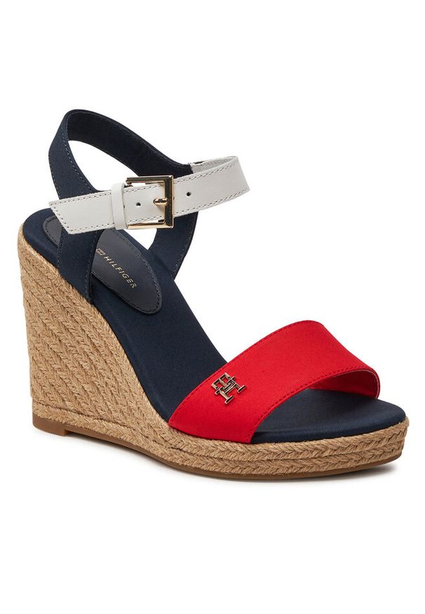 TOMMY HILFIGER - Espadryle Tommy Hilfiger. Kolor: niebieski