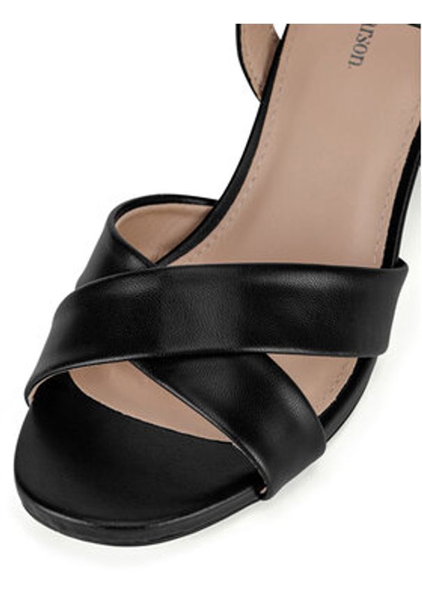 Clara Barson Sandały WSS21574-01 Czarny. Kolor: czarny. Materiał: syntetyk, materiał