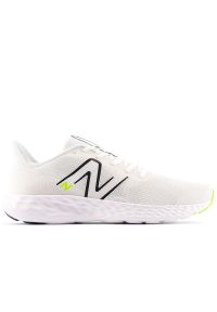 Buty męskie New Balance M4117SF - białe. Kolor: biały. Materiał: guma, syntetyk, materiał. Szerokość cholewki: normalna #1