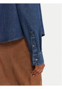Weekend Max Mara Koszula jeansowa Obbia 2525116052 Niebieski Boxy Fit. Kolor: niebieski. Materiał: bawełna #4