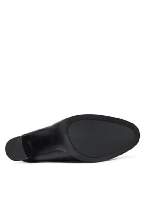Lauren Ralph Lauren - LAUREN RALPH LAUREN Botki 802974474001 Czarny. Kolor: czarny. Materiał: skóra
