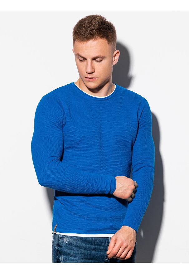 Niebieski sweter Ombre Clothing na co dzień, klasyczny