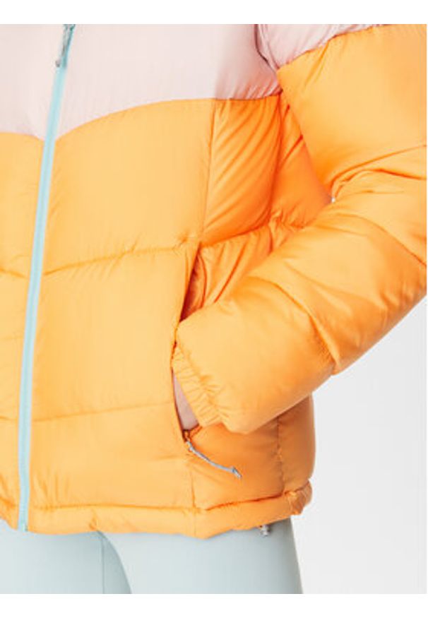 columbia - Columbia Kurtka zimowa Puffect™ Color Blocked Jacket Pomarańczowy Regular Fit. Kolor: pomarańczowy. Materiał: syntetyk. Sezon: zima