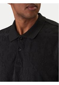 Guess Polo M6RP25 KCFE2 Czarny Regular Fit. Typ kołnierza: polo. Kolor: czarny. Materiał: syntetyk #2